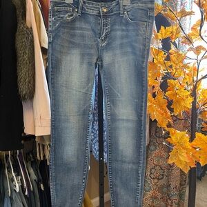 Wax Jean Women's Skinny Jeans in Blue